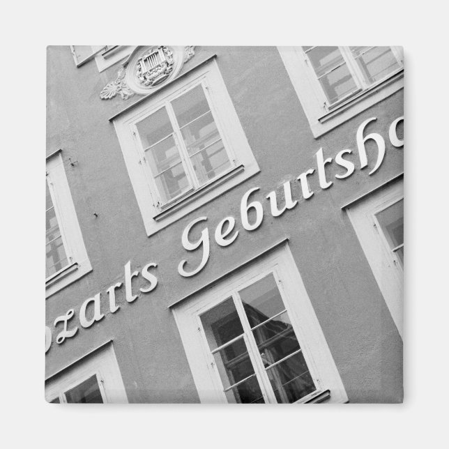 Aimant Europe, Autriche, Salzbourg. Lieu de naissance de  (Devant)