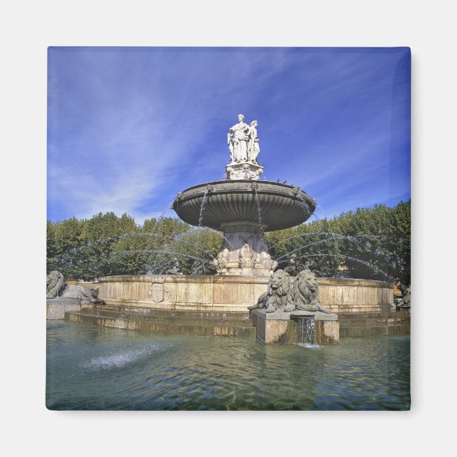 Aimant Europe, France, Aix-en-Provence. Fontaine (Devant)