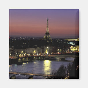 Aimant Europe, France, Paris, Vue du coucher de soleil su