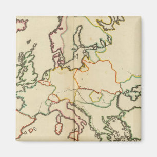Aimant Europe, Montagnes et Rivières Plan