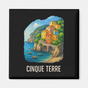 Aimant Évasion de voyage en Italie à Monterosso sur la cô