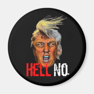 Aimant Evil President Trump Devil Anti Christ - Hell No
