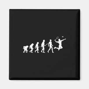 Aimant Evolution Badminton Cadeau Pour Les Joueurs De Bad