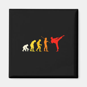 Aimant Évolution de karaté cadeau de kung fu Shotokan art