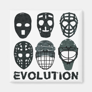 Aimant Évolution de masque de gardien de but d'hockey