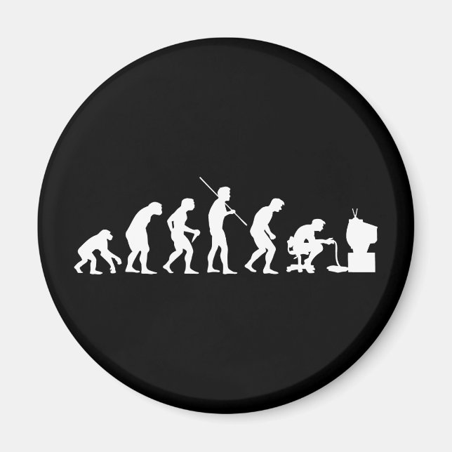 Aimant Évolution des jeux vidéo Joueur de jeu (Devant)