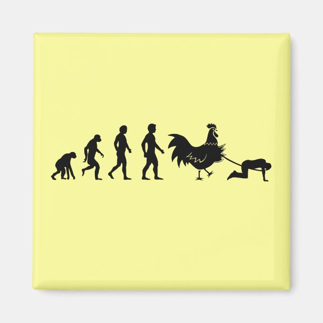 Aimant Évolution du poulet (Devant)