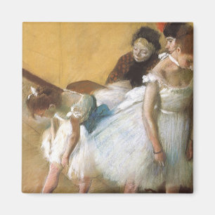 Aimant Examen de danse par Edgar Degas, Ballet Vintage