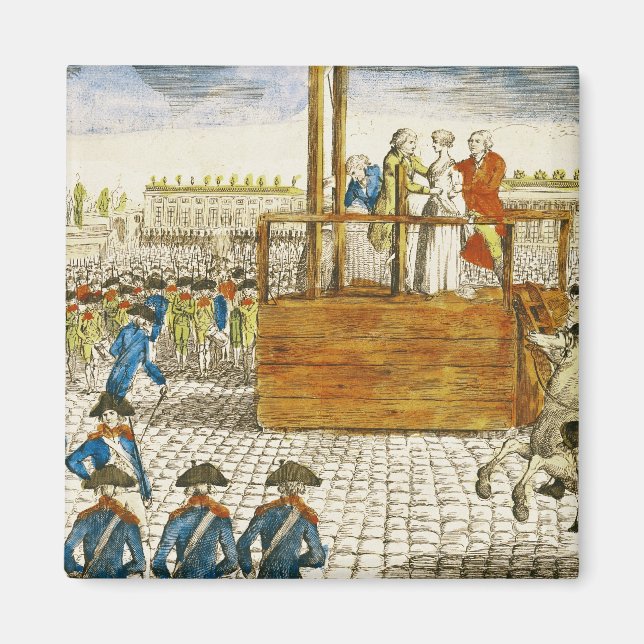 Aimant Exécution de Marie-Antoinette (Devant)