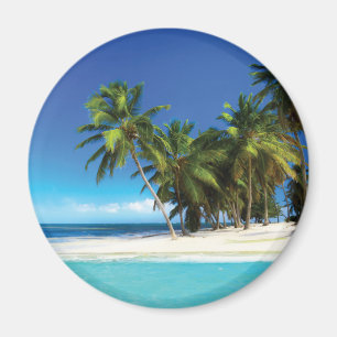 Aimant Exotic beach throw pillow