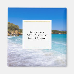 Aimant Exotic Beach Tropical Island Paradise Event