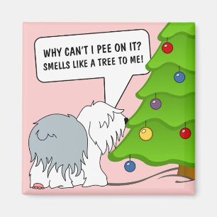 Aimant Expliquez maintenant à votre chien le sens de Noël