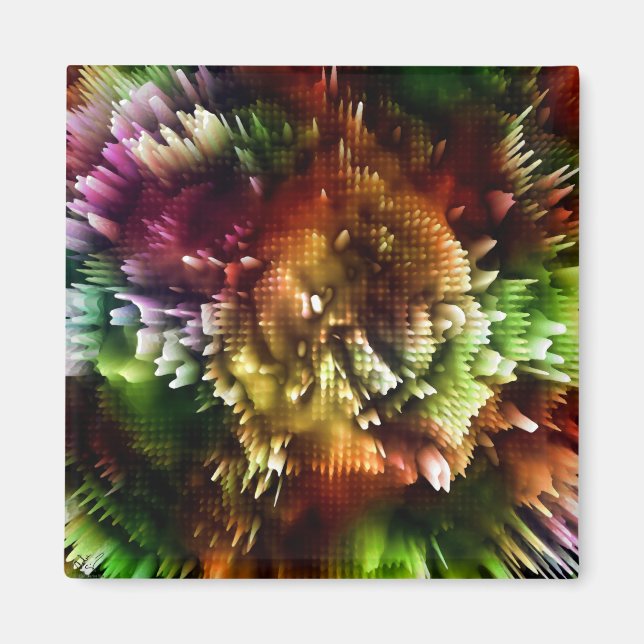 Aimant Explosion de couleur (Devant)