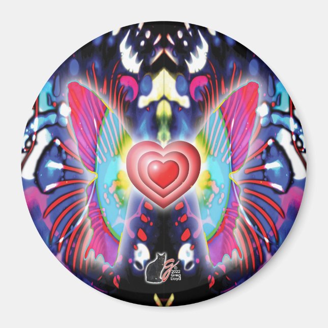 Aimant Explosion de feux d'artifice (Devant)