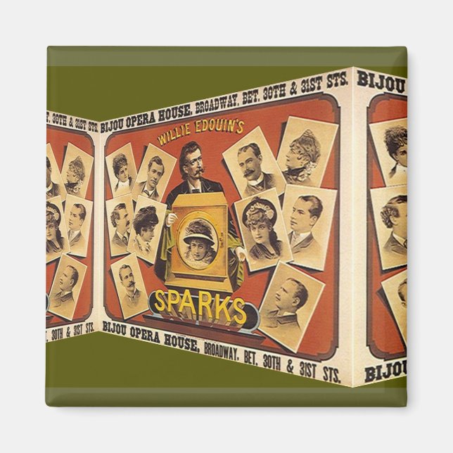 Aimant eyetrix MAGNET~ BIJOU OPERA HOUSE BROADWAY AD! (Devant)