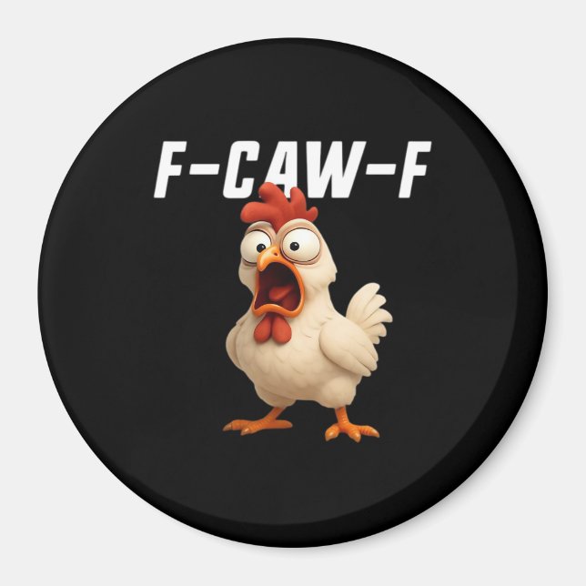 Aimant F-Caw-F Chicken Funny Chicken F-Caw-F Gear Creativ (Devant)