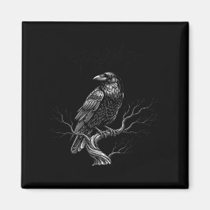 Aimant F-caw-f - Corbeau - Corbeau - Costume d'Halloween 