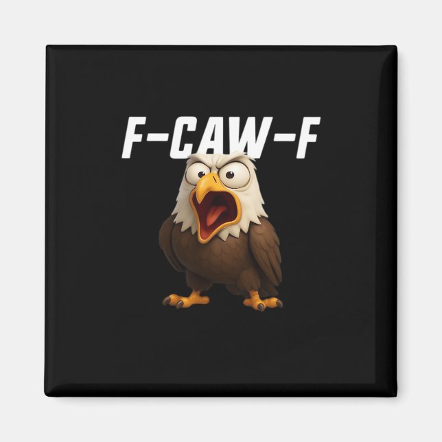 Aimant F-Caw-F Funny F-Caw-F Gear Retro Classic (Devant)