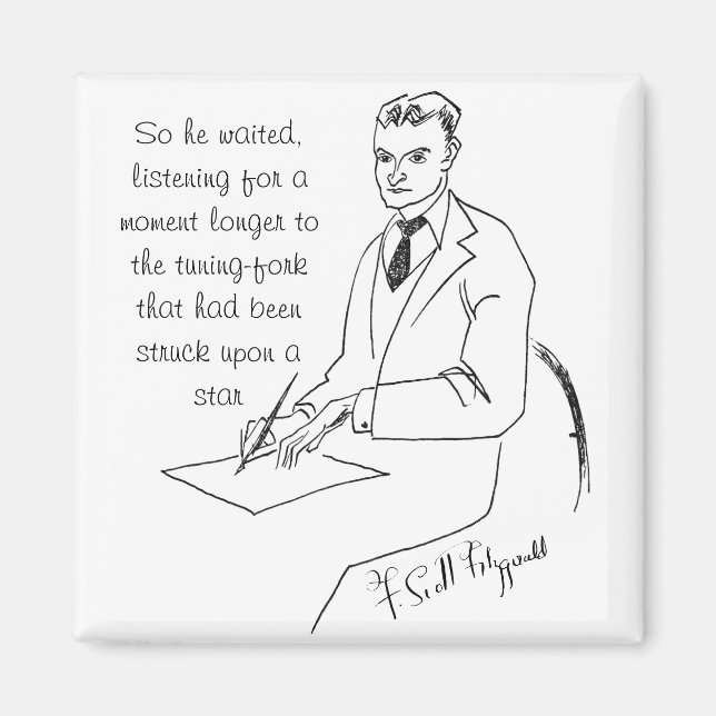 Aimant F. Scott Fitzgerald (Devant)