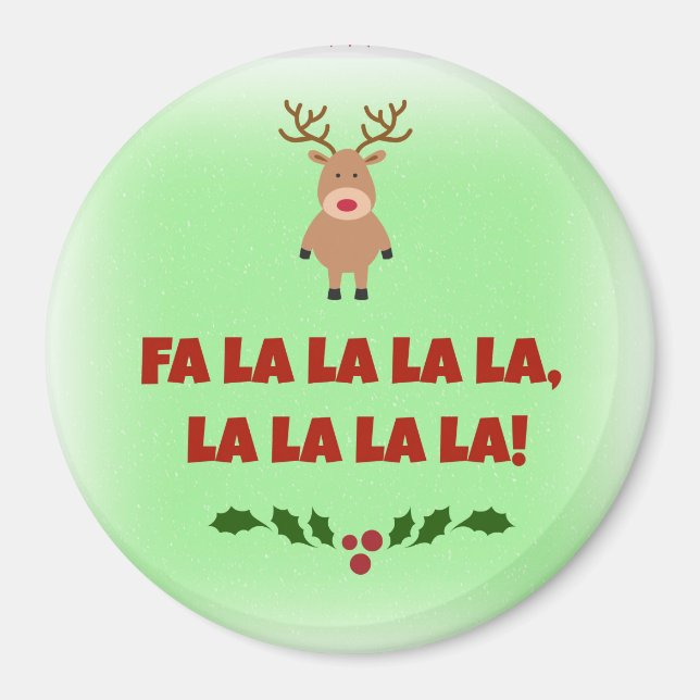 Aimant Fa La La La Noël (Devant)