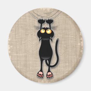 Aimant Fabric de Cat funny