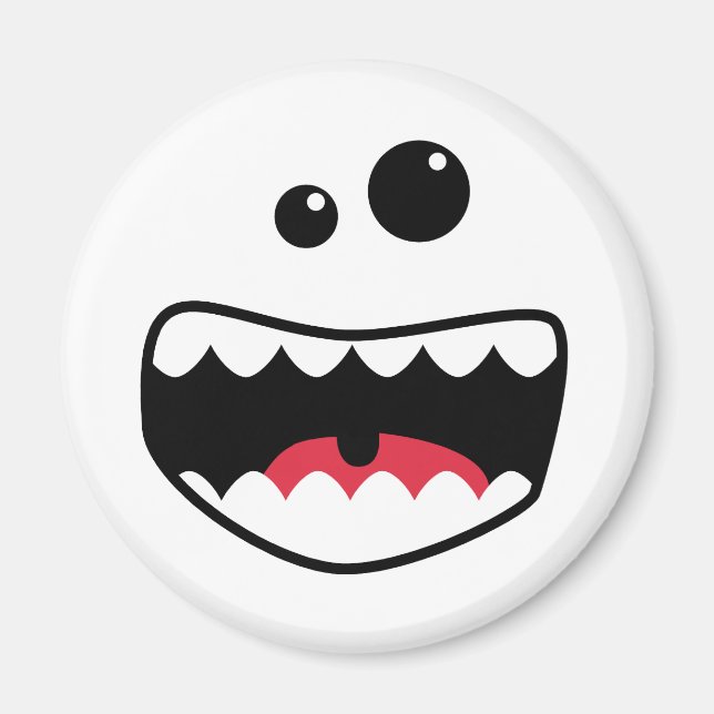 Aimant Face de monstre (Devant)