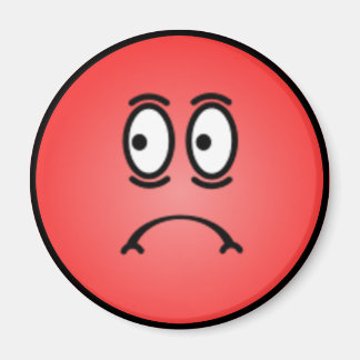 Aimant Face Silly Smiley de luxe