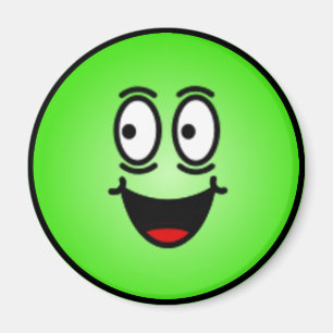Aimant Face Silly Smiley de luxe