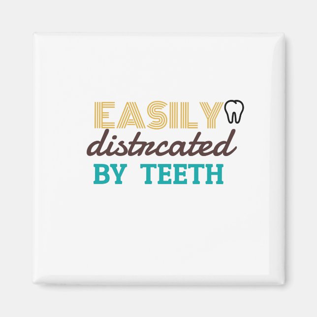 Aimant Facilement dispersé par les dents (Devant)