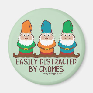 Aimant Facilement distrait par des gnomes