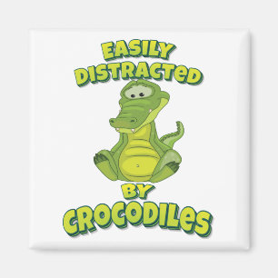 Aimant Facilement Distrait Par Les Crocodiles