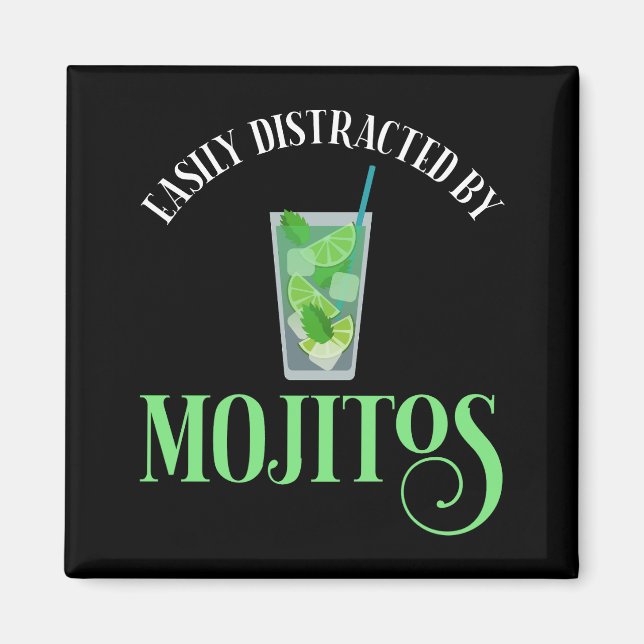 Aimant Facilement Distrait Par Les Mojitos (Devant)