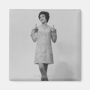 Aimant Faire des gestes de femme