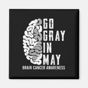 Aimant Faire Gris Ruban En Mai Cerveau Cancer Tumeur Sens