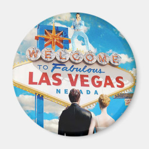 Aimant Faire-part de mariage de Las Vegas