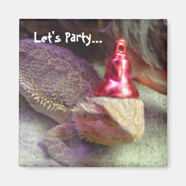 Aimant Faisons la fête avec le dragon (Devant)