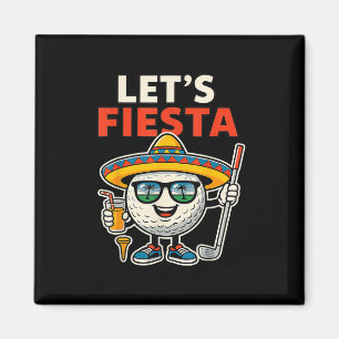 Aimant Faisons la Fête Cinco De Mayo Balle de Golf Chapea