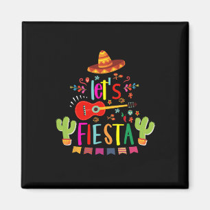 Aimant Faisons la Fête Cinco De Mayo Guitare Drôle Mexica