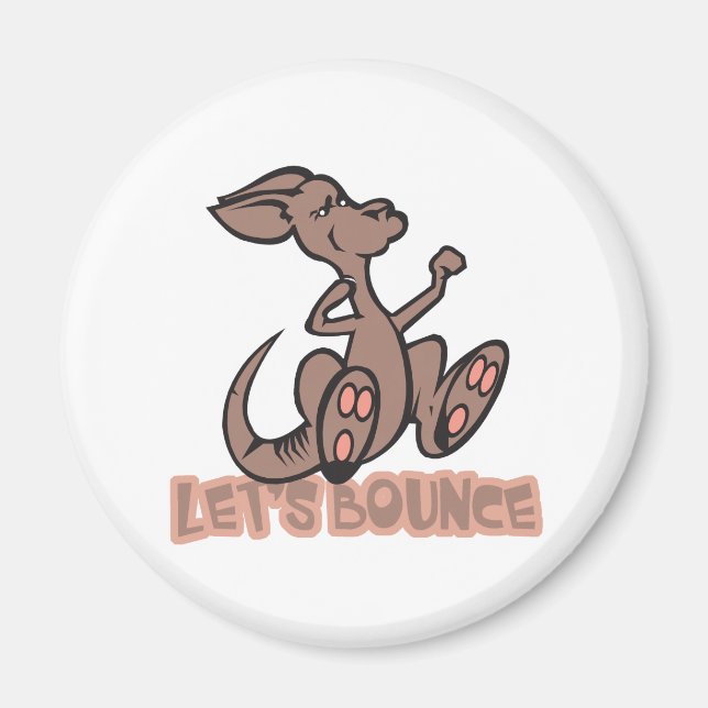 Aimant Faisons rebondir Kangaroo (Devant)