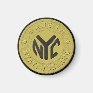 Aimant Fait À New York Staten Island