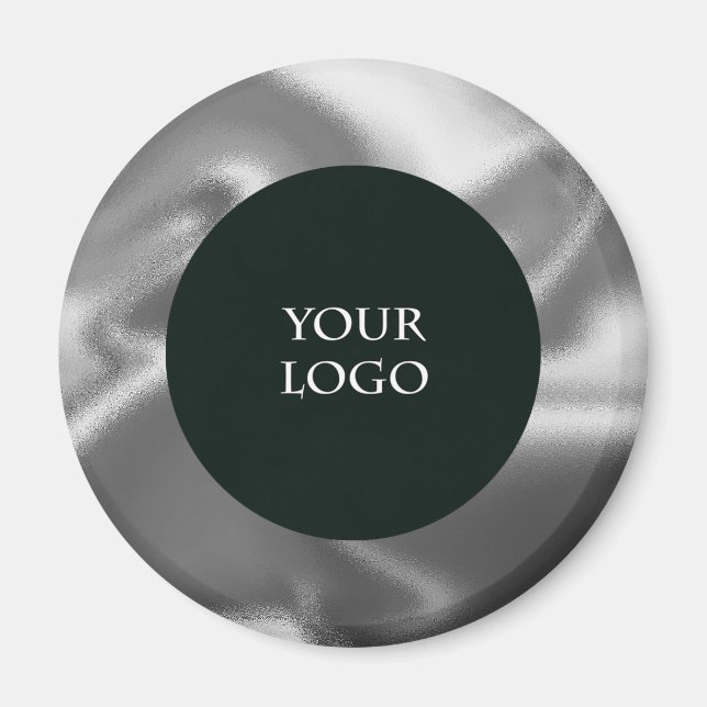 Aimant Faites la promotion de votre propre logo d'entrepr (Devant)