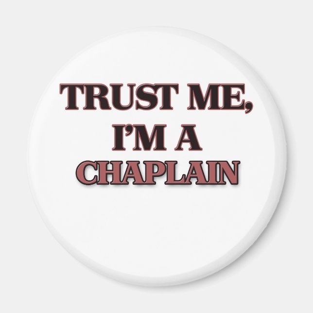 Aimant Faites-moi confiance I'm A CHAPLAIN (Devant)