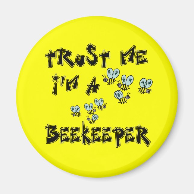 Aimant Faites-moi confiance Je suis Beekeeper (Devant)