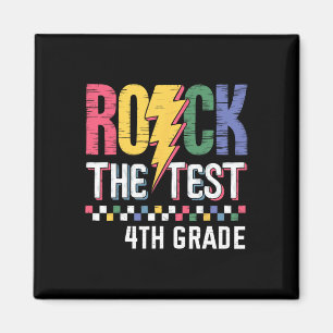 Aimant Faites passer le test 4e année Jour d'examen Profe