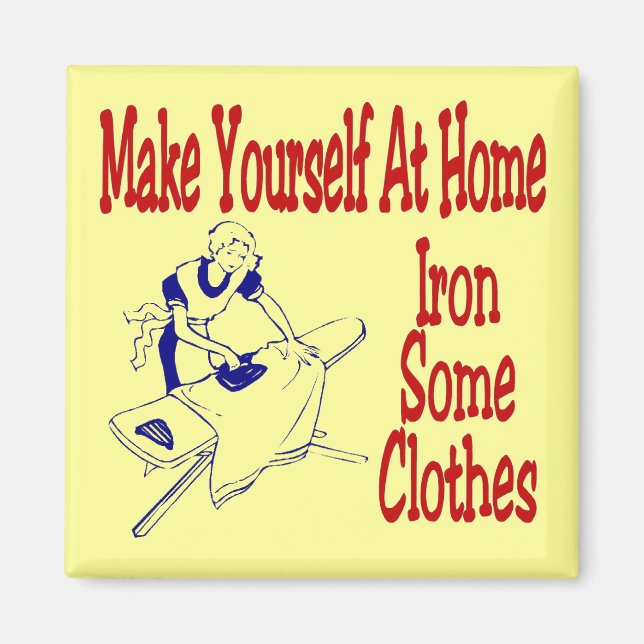 Aimant Faites-Vous À La Maison Fer Quelques Vêtements (Devant)