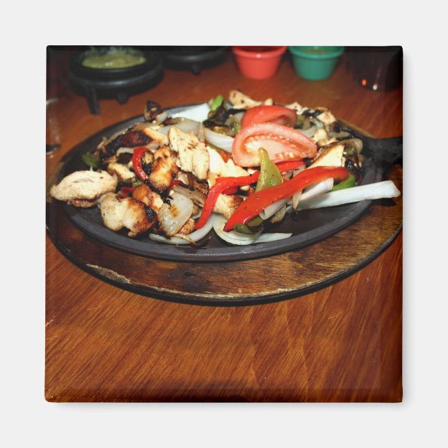 Aimant Fajitas de poulet (Devant)