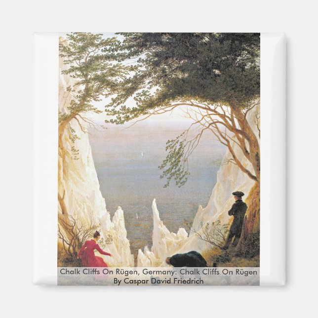 Aimant Falaises De Calque Sur Rügen, Allemagne (Devant)