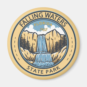 Aimant Falling Waters State Park Florida Badge