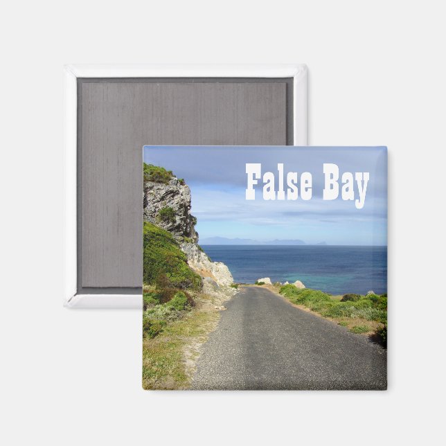 Aimant False Bay, Capetown, Afrique du Sud (Recto/Verso)