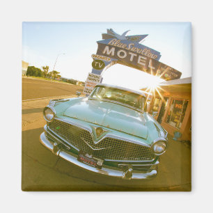 Aimant Fameux motel Blue Swallow sur la route 66